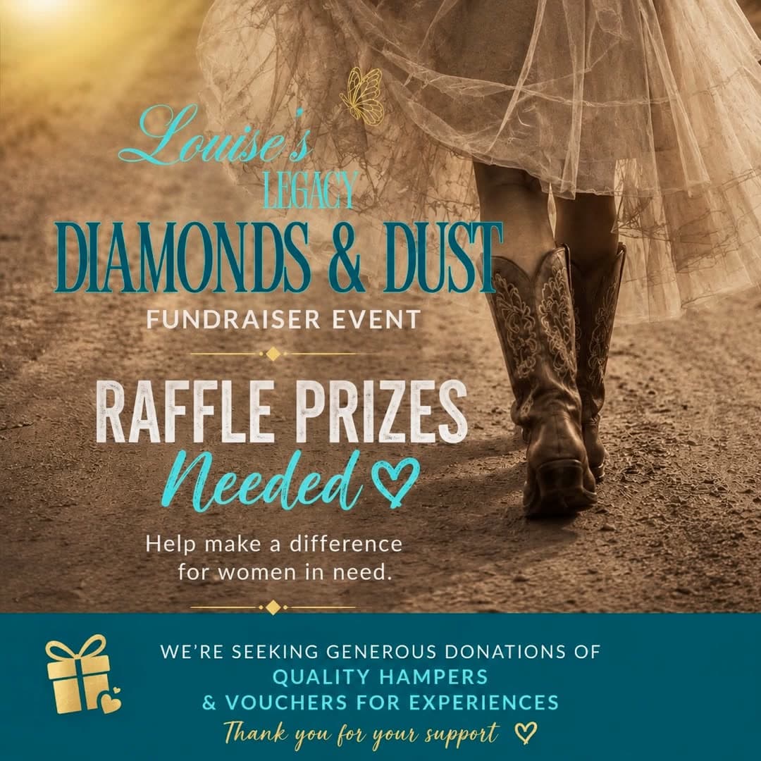 We are chasing some quality Raffle Prizes to support our LOUISES LEGACY...